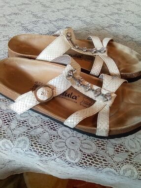 Betula by Birkenstock Cream Color Sandals